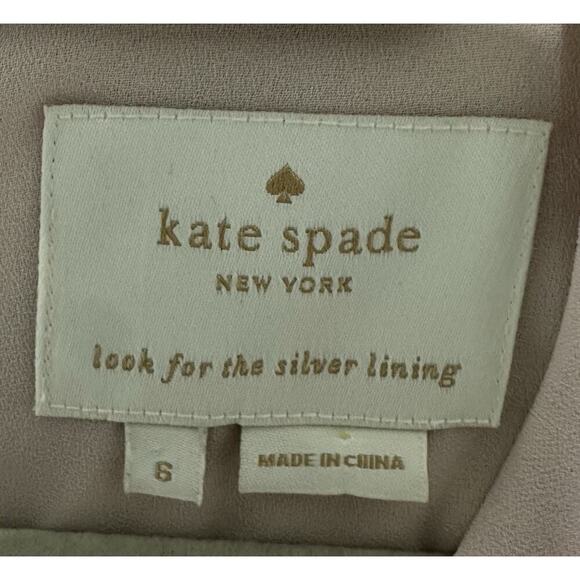 Kate Spade New York Flower Embroidered Layered Pink dress Size 6 - Picture 2 of 8